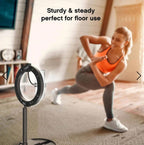 (NEW MSRP $59.95)ONAIR Halo Travel Pro 10” LED Ring Light USB Powered & Foldable