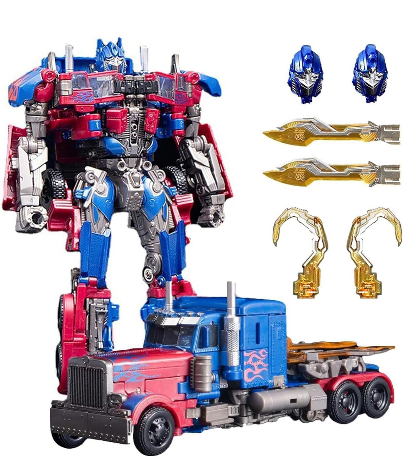 (MSRP $31.99) Truck Robot Transformer Deformation Series Toy(like Optimus Prime)