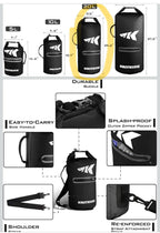 (NEW $30 MSRP) 100% waterproof KastKing Cyclone Dry Bag for Kayaking, hiking,etc