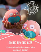 (NEW MSRP $24.99) Kids Bluetooth Owl Speaker w/ Mic, 60-Day Standby