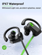(NEW MSRP $29.99) Stiive Bluetooth Sports Earbuds: IPX7 Waterproof, 16H Playtime