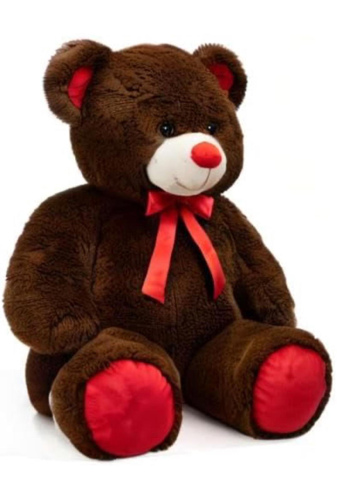 (NEW, MSRP $32) Giant 3 feet tall chocolate Teddy Bear Stuffed Animal Plush