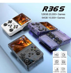 (MSRP $84.99) R36S Retro Handheld Game Console: 3.5″ IPS, 21k+ Games, 64GB