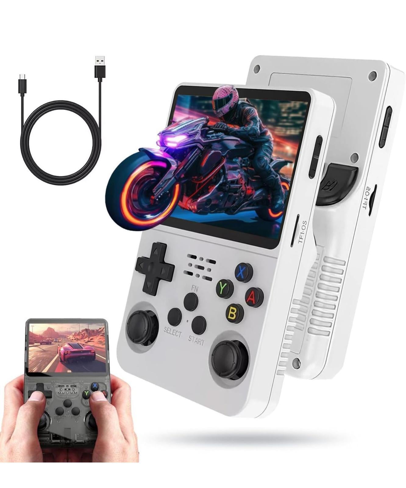 (MSRP $84.99) R36S Retro Handheld Game Console: 3.5″ IPS, 21k+ Games, 64GB