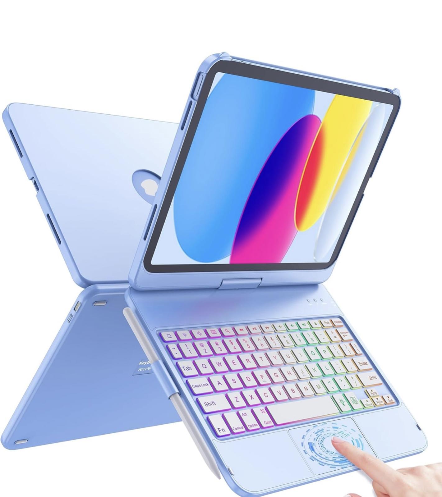 MSRP $49.99) Keyboard Case for iPad 10th Gen (10.9”)–Detachable Backlit Keyboard