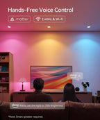 (MSRP $24.99) Matter A19 60W RGBW Smart Light Bulbs – Matter, Alexa, google home