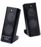 (MSRP $44.99) Logitech X-140 2.0 Stereo Speakers – Clear Audio, Compact Design