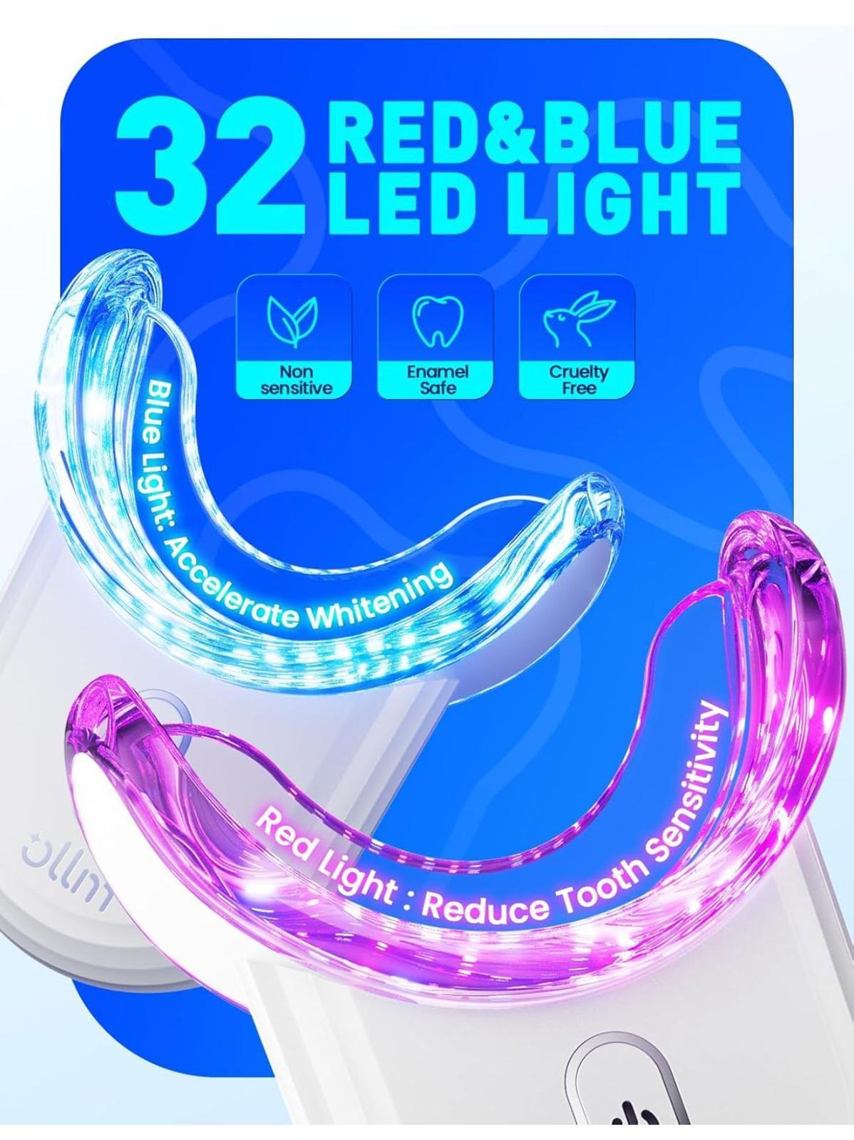 (Sealed, MSRP $39.99)Sensitive Teeth Whitening Kit with Gel Pens & 32X LED Light