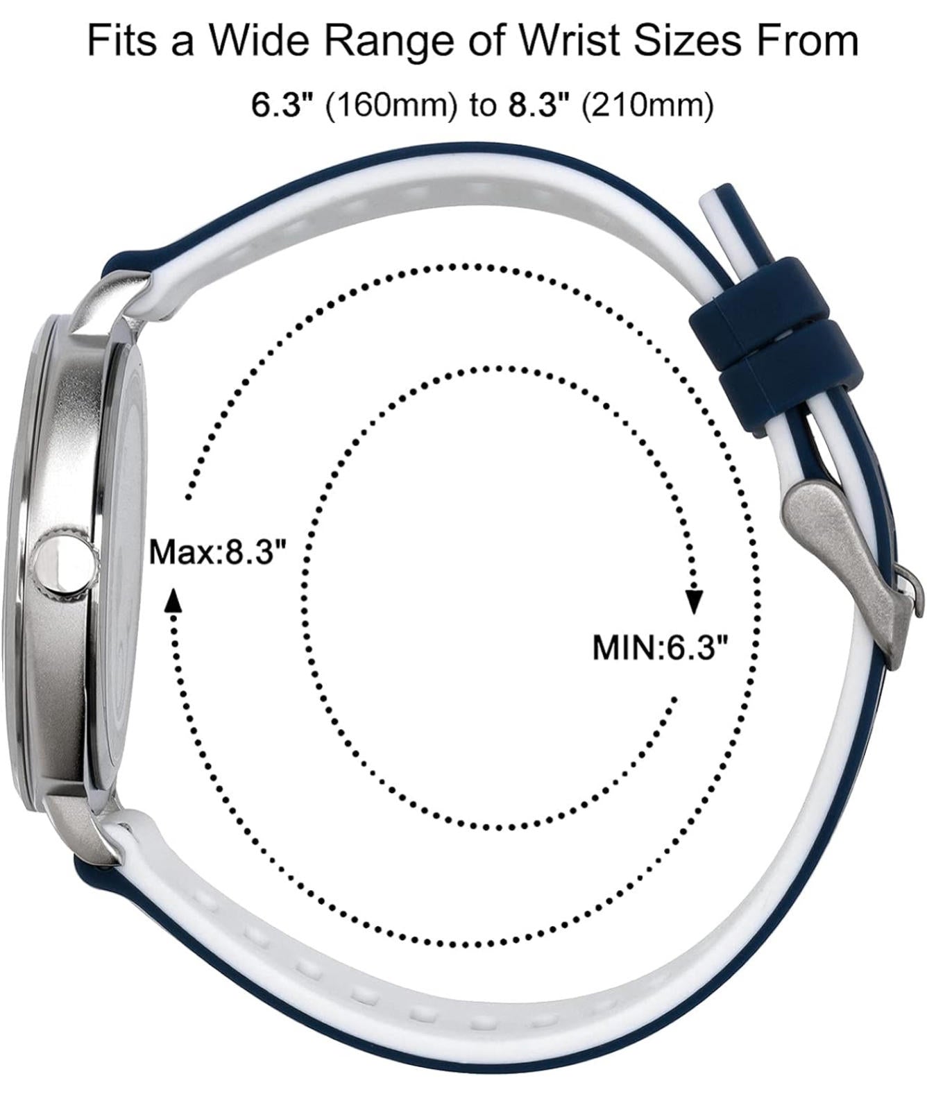 (MSRP $19.99) Waterproof Nurse Watch – 24‑Hour Dial with Second Hand (NO BOX)
