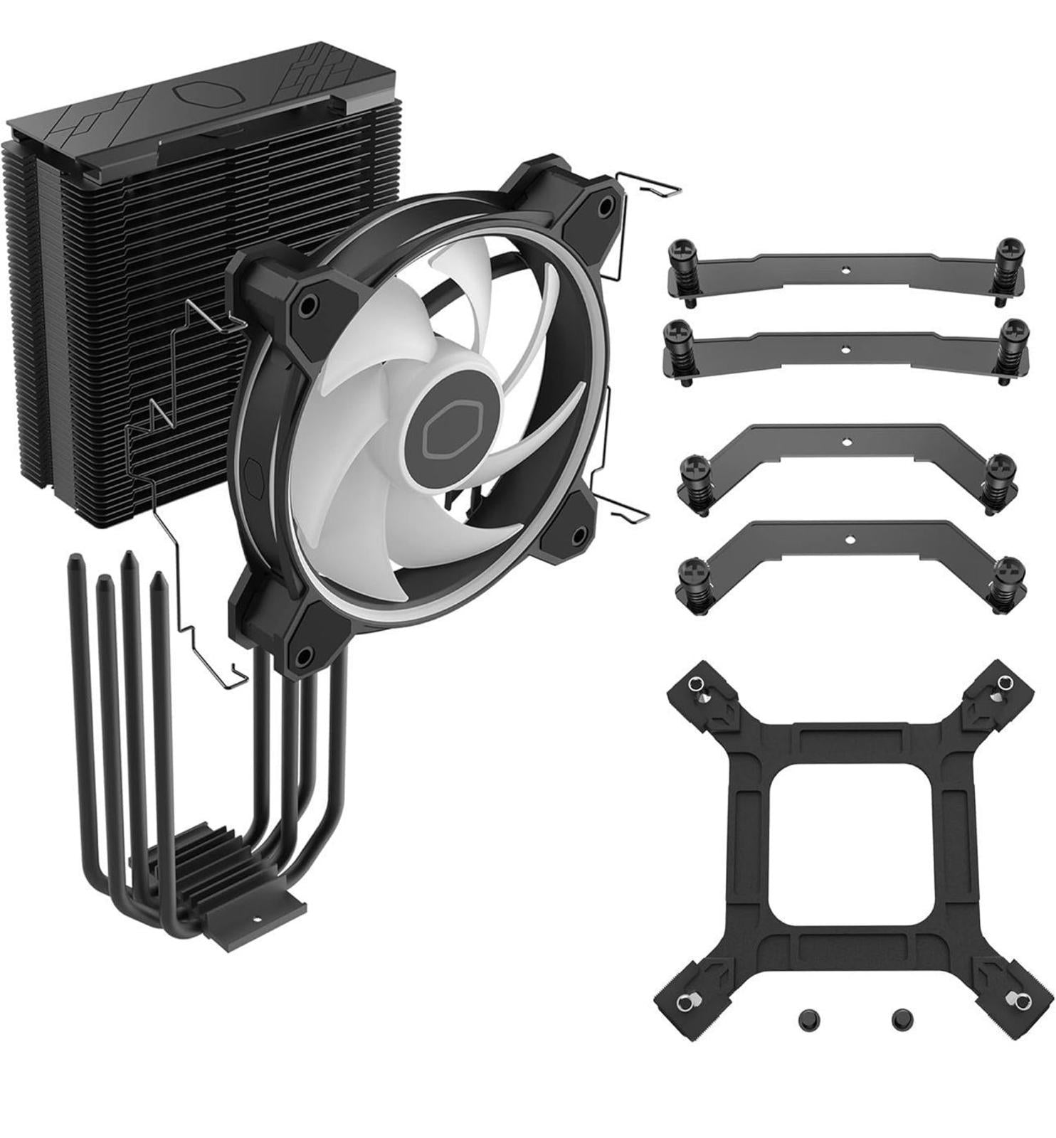 (NEW $31.70) Cooler Master Hyper 212 Halo CPU Cooler, ARGB Fan & Dual Heatpipes