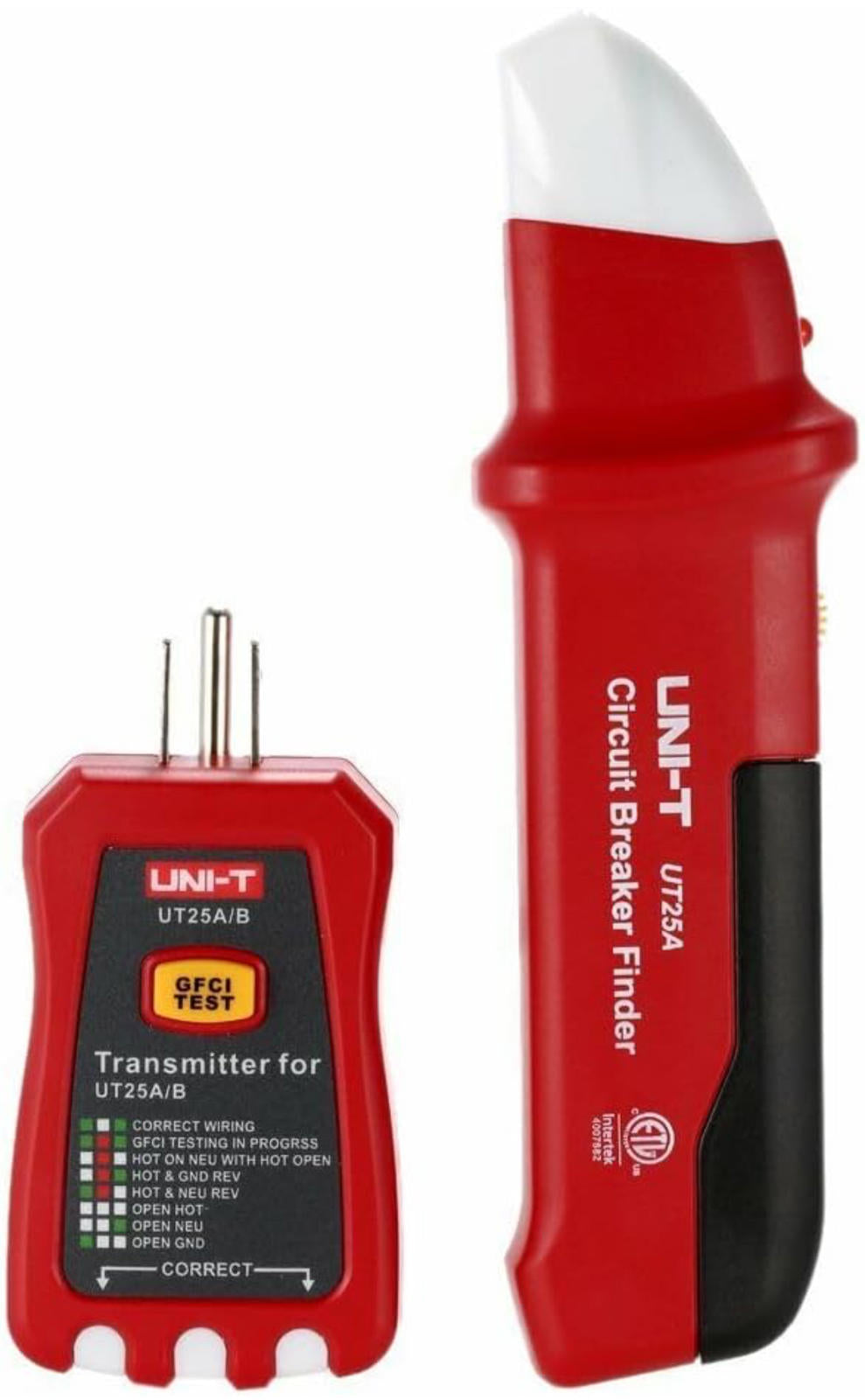 (MSRP $34.99) UNI‑T UT25A Circuit Breaker Finder + GFCI Tester – AC 90–120 V