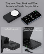 (MSRP $29.99) 3‑in‑1 Magnetic Wireless Charging Stand