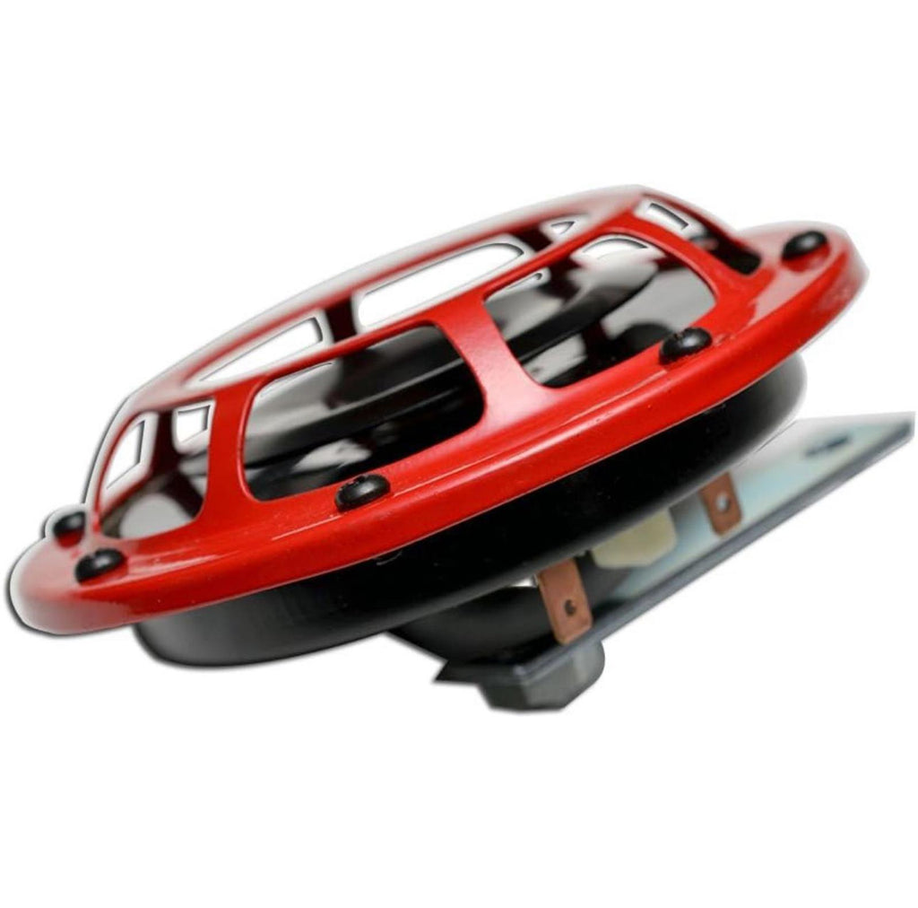 (MSRP $29.99) 12V Twin-Tone Red Horn Kit – 300dB Blast at 430Hz + 320Hz 🔊🔴🚗