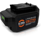 (MSRP $49.99) PWRCORE 12V 6.0Ah Lithium-Ion Battery – fits SKIL tools