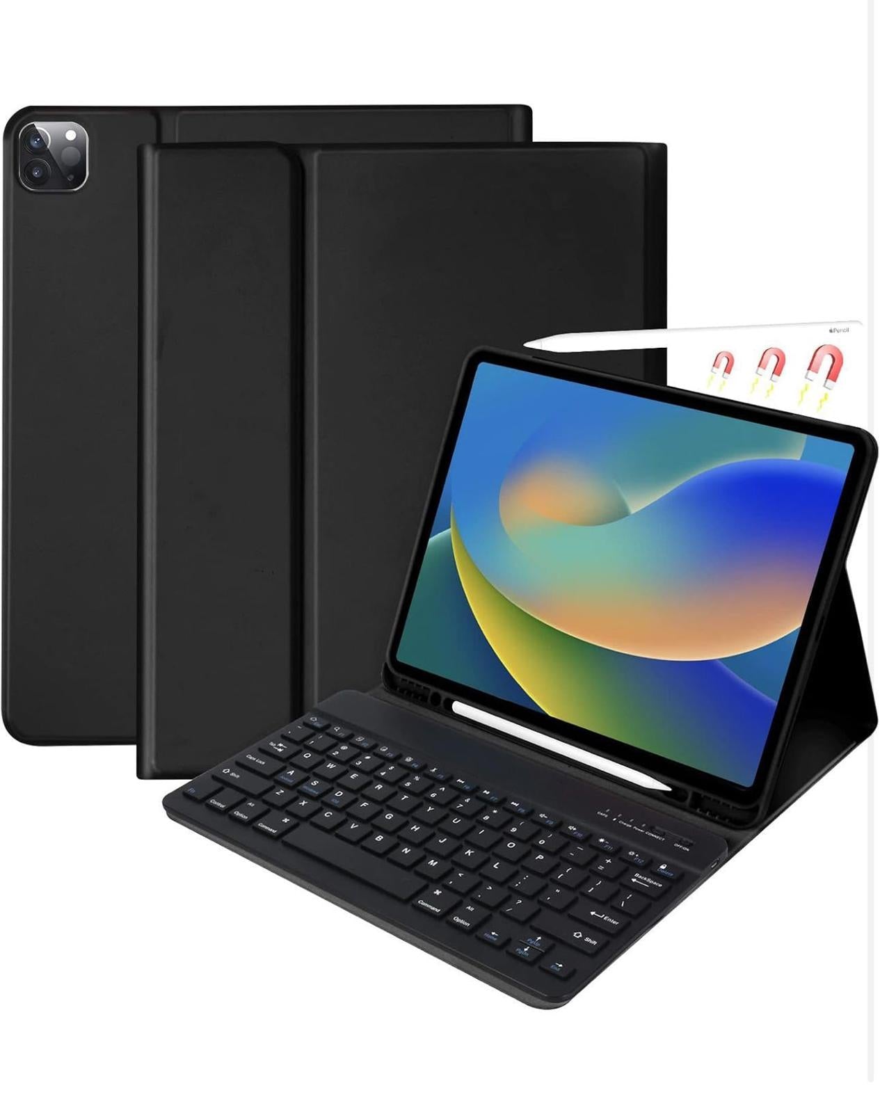 (NEW, No box, MSRP $39.95) Black Keyboard Case for iPad Pro 12.9" (5th, 6th Gen)