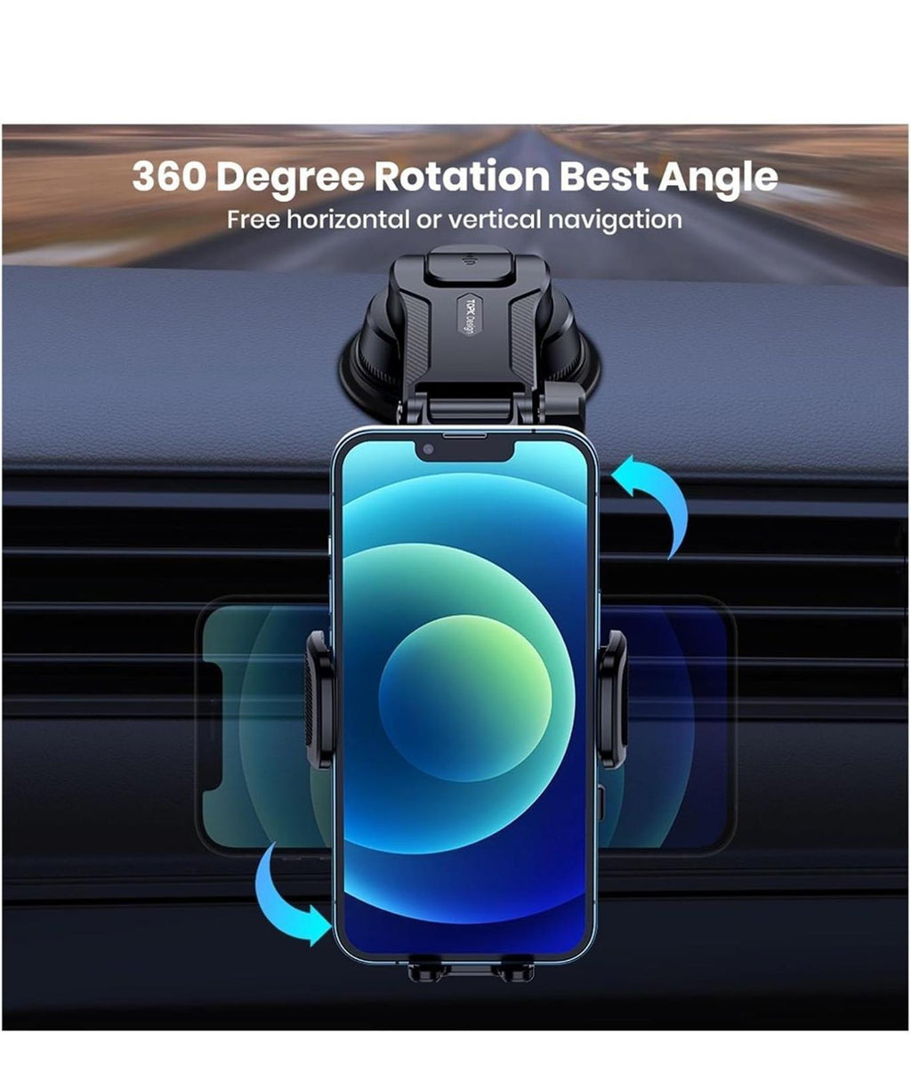 (NEW MSRP $50) Car Holder Dashboard Mount Android/iphone Rotatable Phone Holder