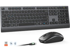 (MSRP $39.99) MEETION C2000 Keyboard & Mouse Combo – Bluetooth/2.4G, 300 h Use ⚡