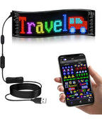 (NEW MSRP $39.99) Programmable LED Sign – Flexible, Bluetooth App, Animated 🚗💬