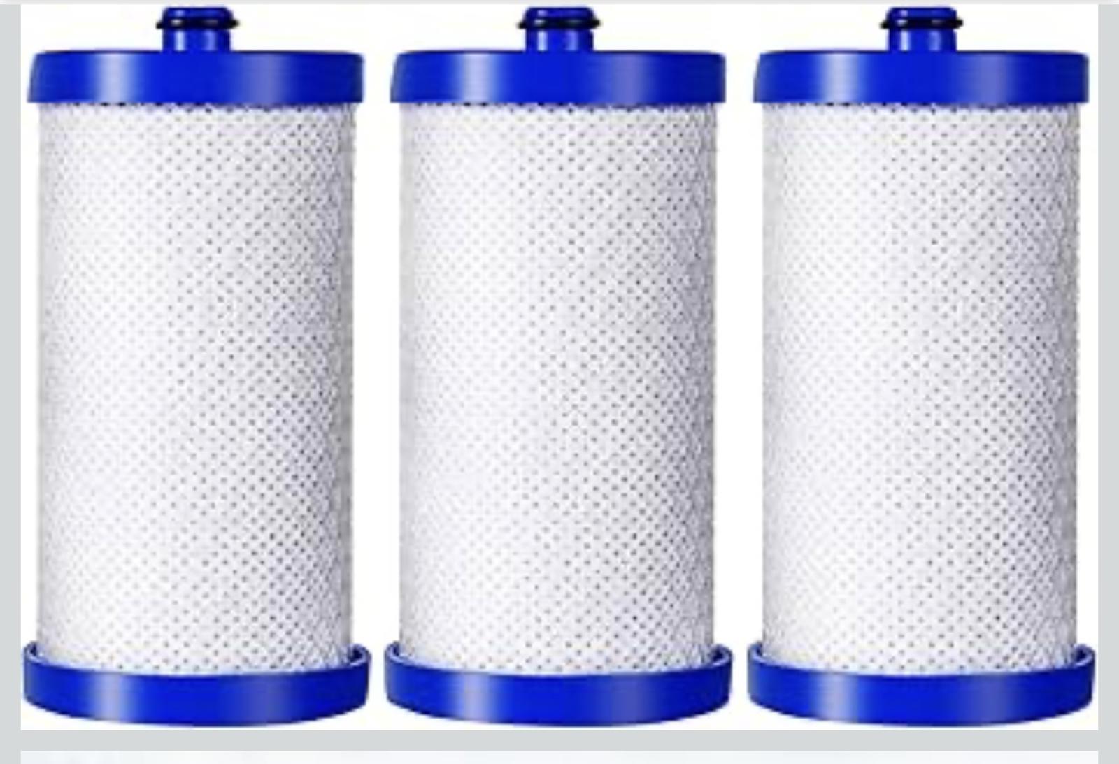 (MSRP $19.99) Amazon Basics Water Filter (3-Pack) – Frigidaire WF1CB Compatible