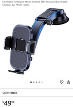 (NEW MSRP $50) Car Holder Dashboard Mount Android/iphone Rotatable Phone Holder