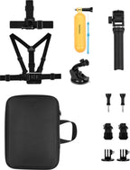 (MSRP $39.99) Insignia 12-Piece GoPro Accessory Kit –Mounts & Straps for Cameras