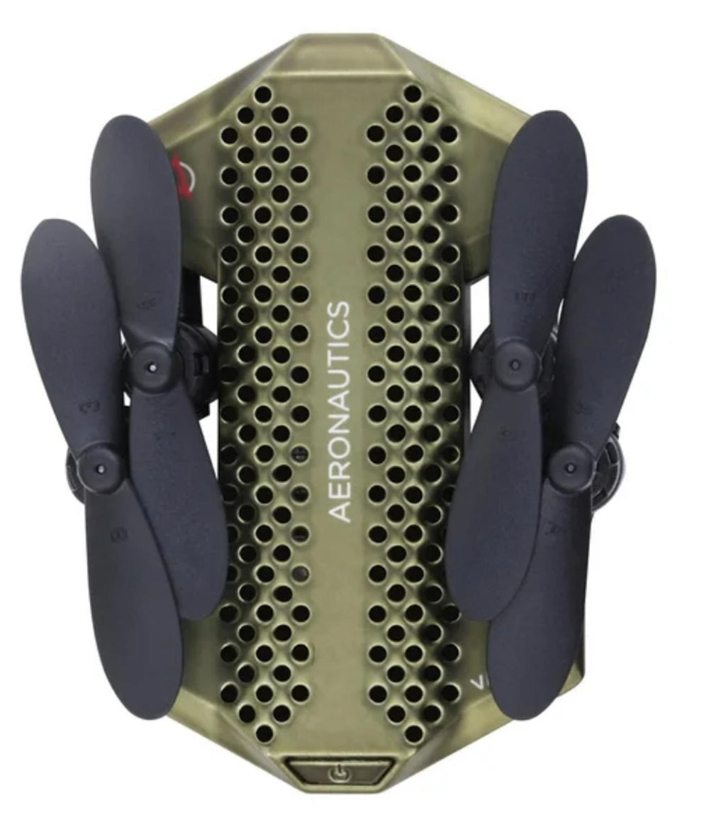 (NEW MSRP $29.99) Voyage Aeronautics VA‑2080 Compact Folding Micro Drone– 4‑inch