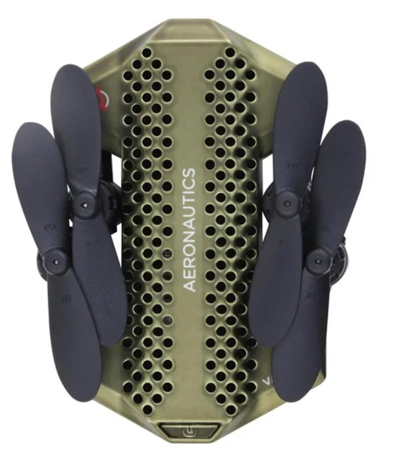 (NEW MSRP $29.99) Voyage Aeronautics VA‑2080 Compact Folding Micro Drone– 4‑inch