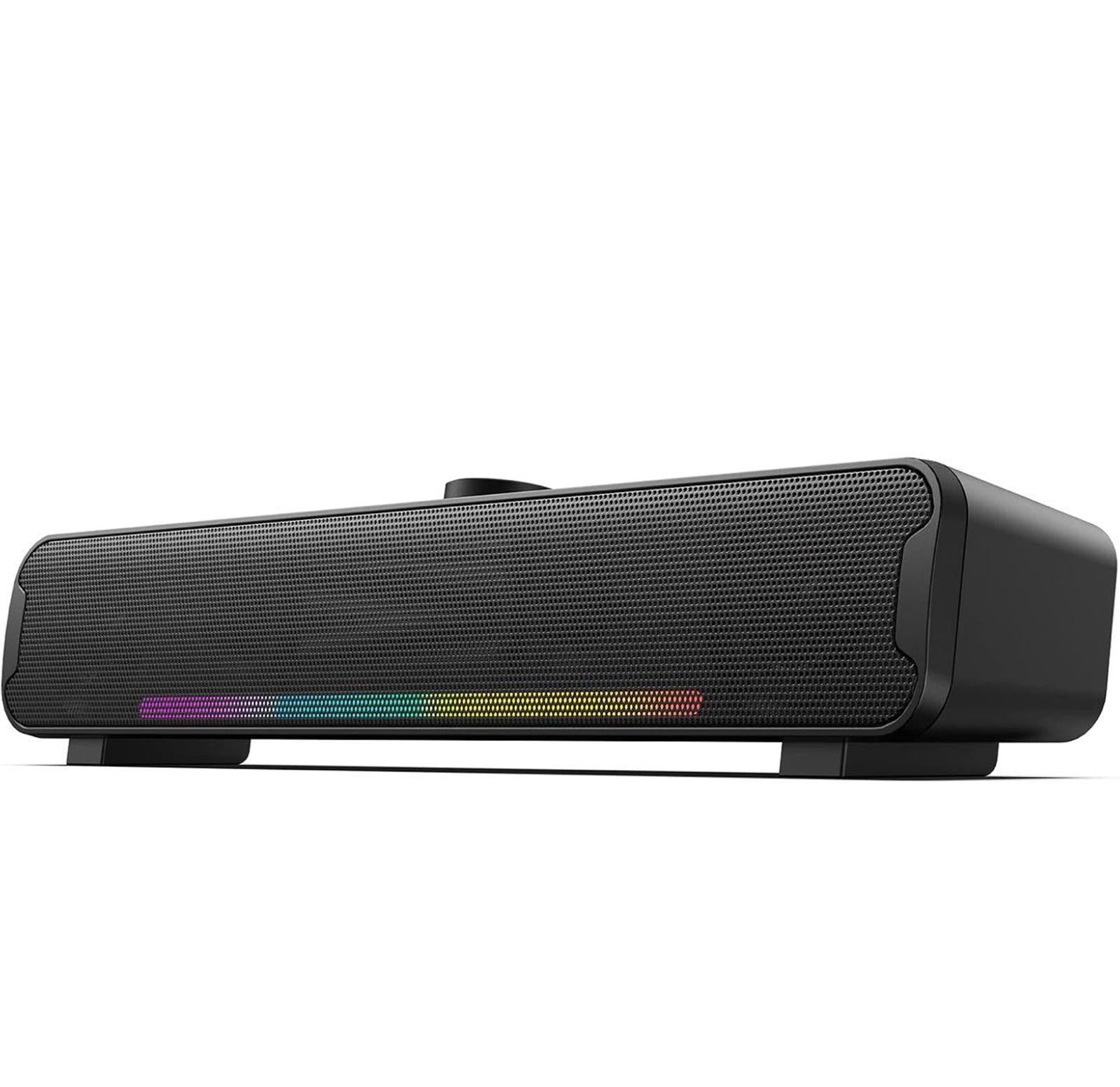 (MSRP $49.99) Bluetooth Dynamic RGB Soundbar, 16W Dual HiFi Stereo, USB-Powered