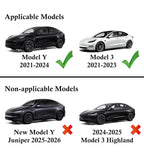 (MSRP $39.95) USB Hub Charger: Tesla Model Y & 3. Retractable 27W Type-C Cables