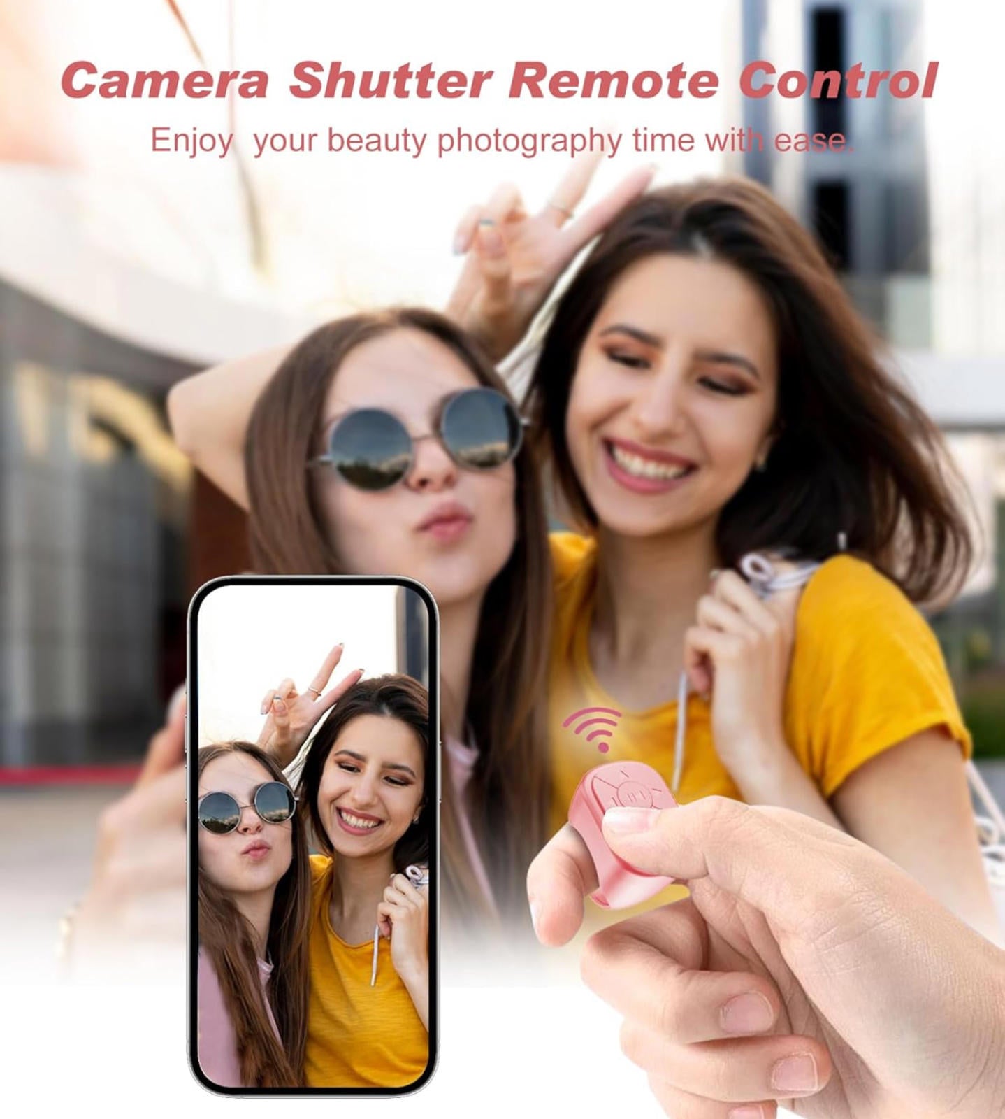 (MSRP $19.99) Bluetooth Scrolling Ring – TikTok Remote + Shutter ⟳🎥
