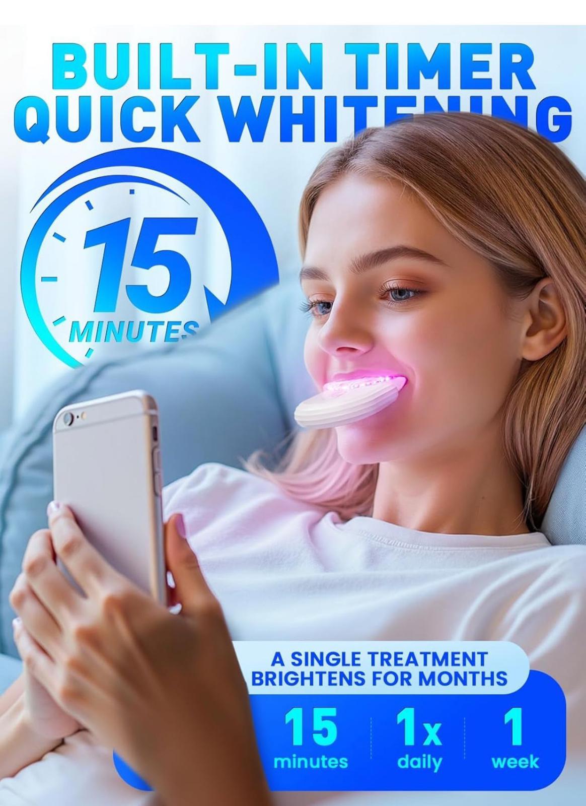 (Sealed, MSRP $39.99)Sensitive Teeth Whitening Kit with Gel Pens & 32X LED Light