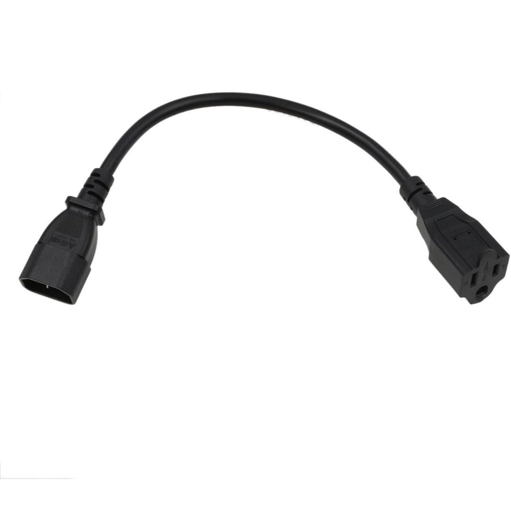 (NEW $29.95) UPS PDU Power Cord Adapters IEC320 C14 Male to NEMA 5-15R Female
