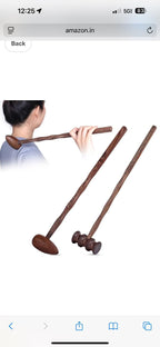 (NEW MSRP 39.95) Back Massager, 2 Style Wood Self Massage Tools for Back Neck