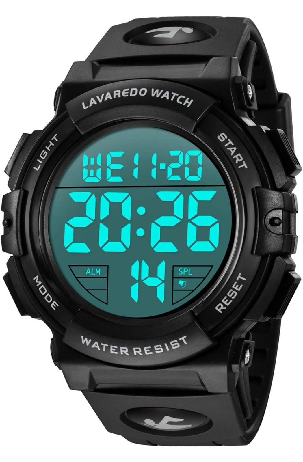 (MSRP $39.99) Men’s Waterproof Digital Sports/Military Watch with LED & Alarm