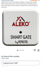 (New MSRP $149.99) Wi-Fi / Bluetooth Smart Gate and Garage Door Opener Adapter