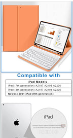 (MSRP $39.95) aoub Bluetooth Keyboard Case for iPad 10.2″ (7/8/9‑Gen)