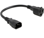 (NEW $29.95) UPS PDU Power Cord Adapters IEC320 C14 Male to NEMA 5-15R Female