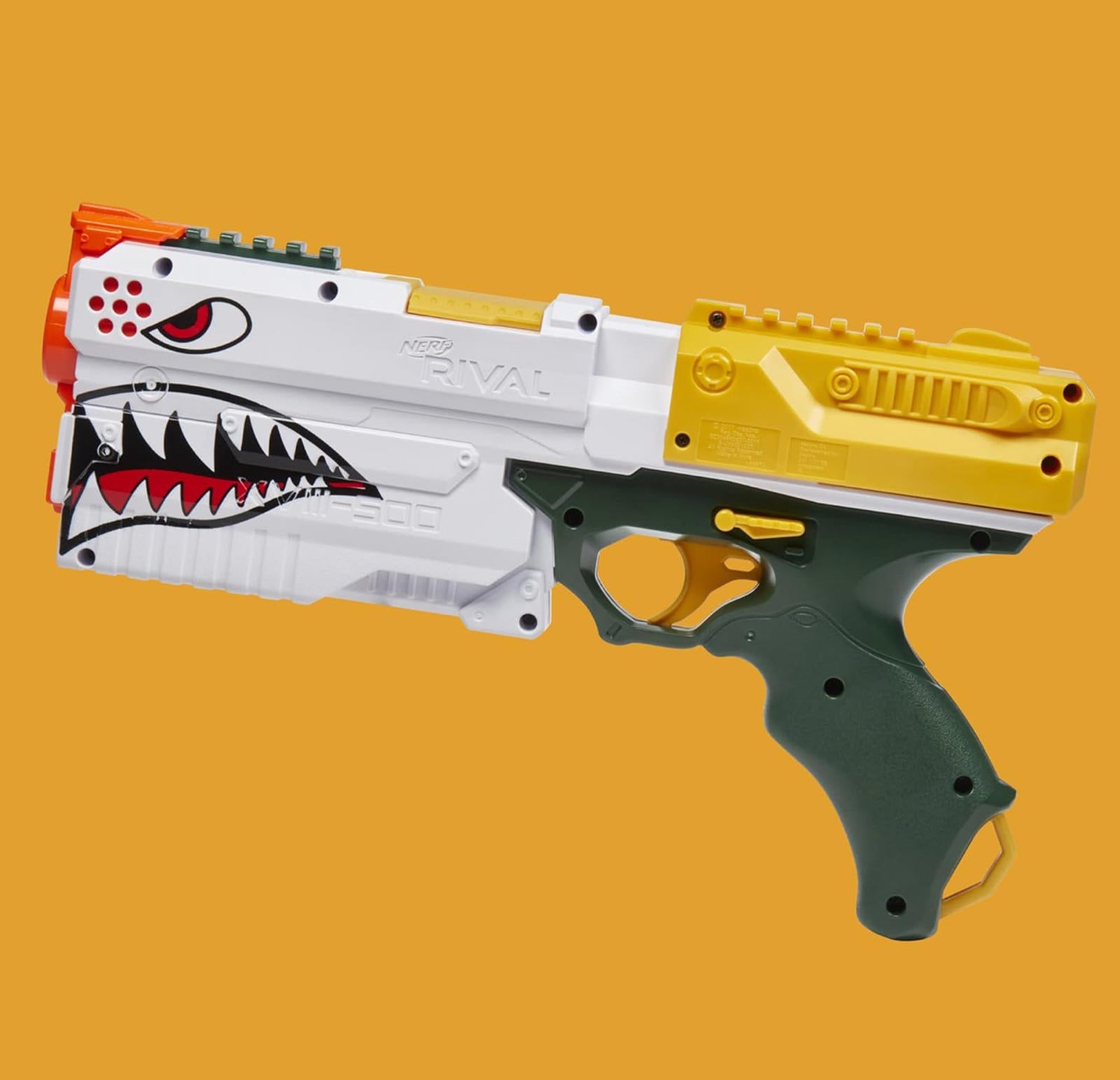 (MSRP $21.99) NERF Rival Kronos XVIII‑500 Shark Blaster – 5‑Round, 90 FPS