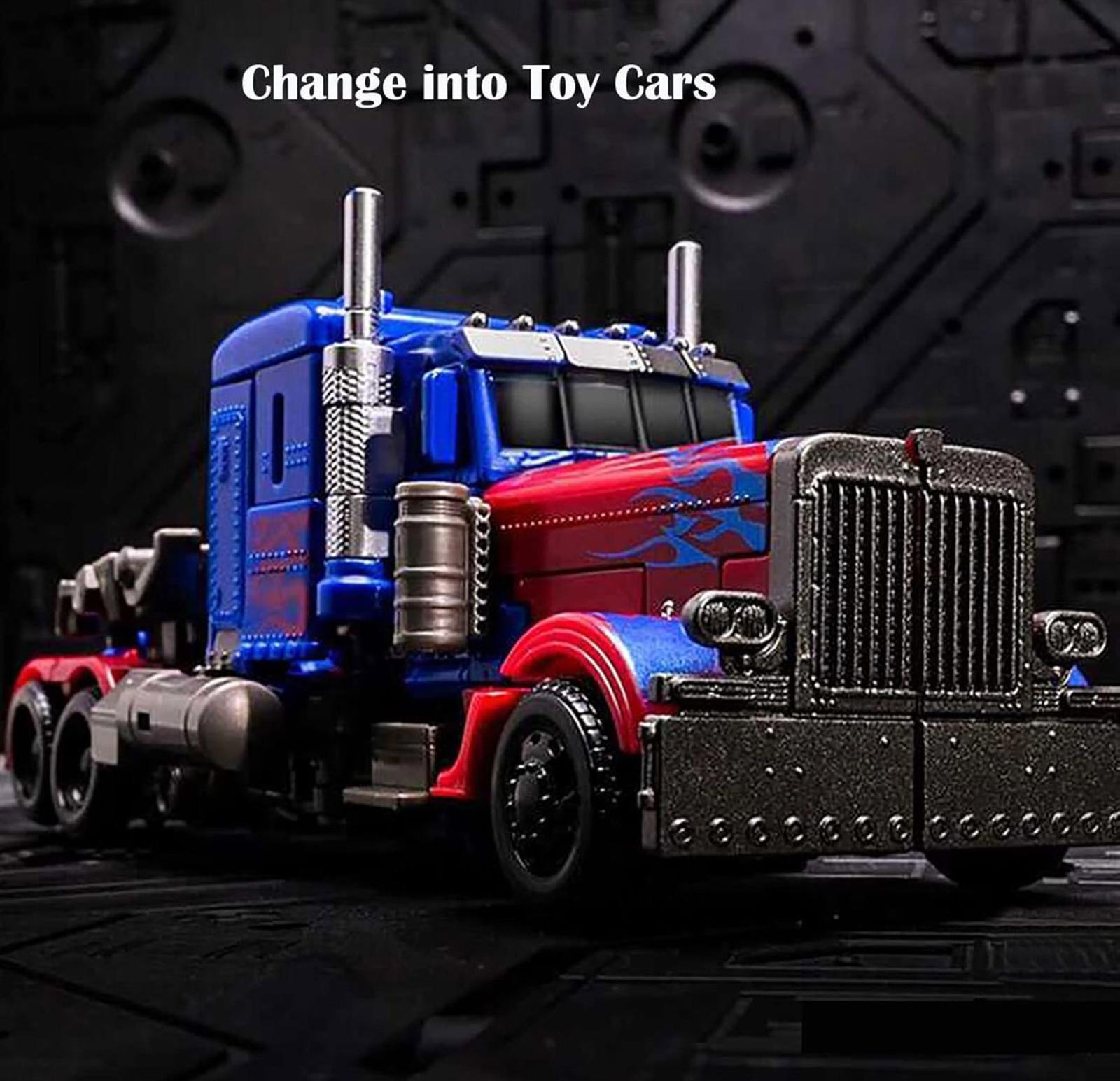 (MSRP $31.99) Truck Robot Transformer Deformation Series Toy(like Optimus Prime)
