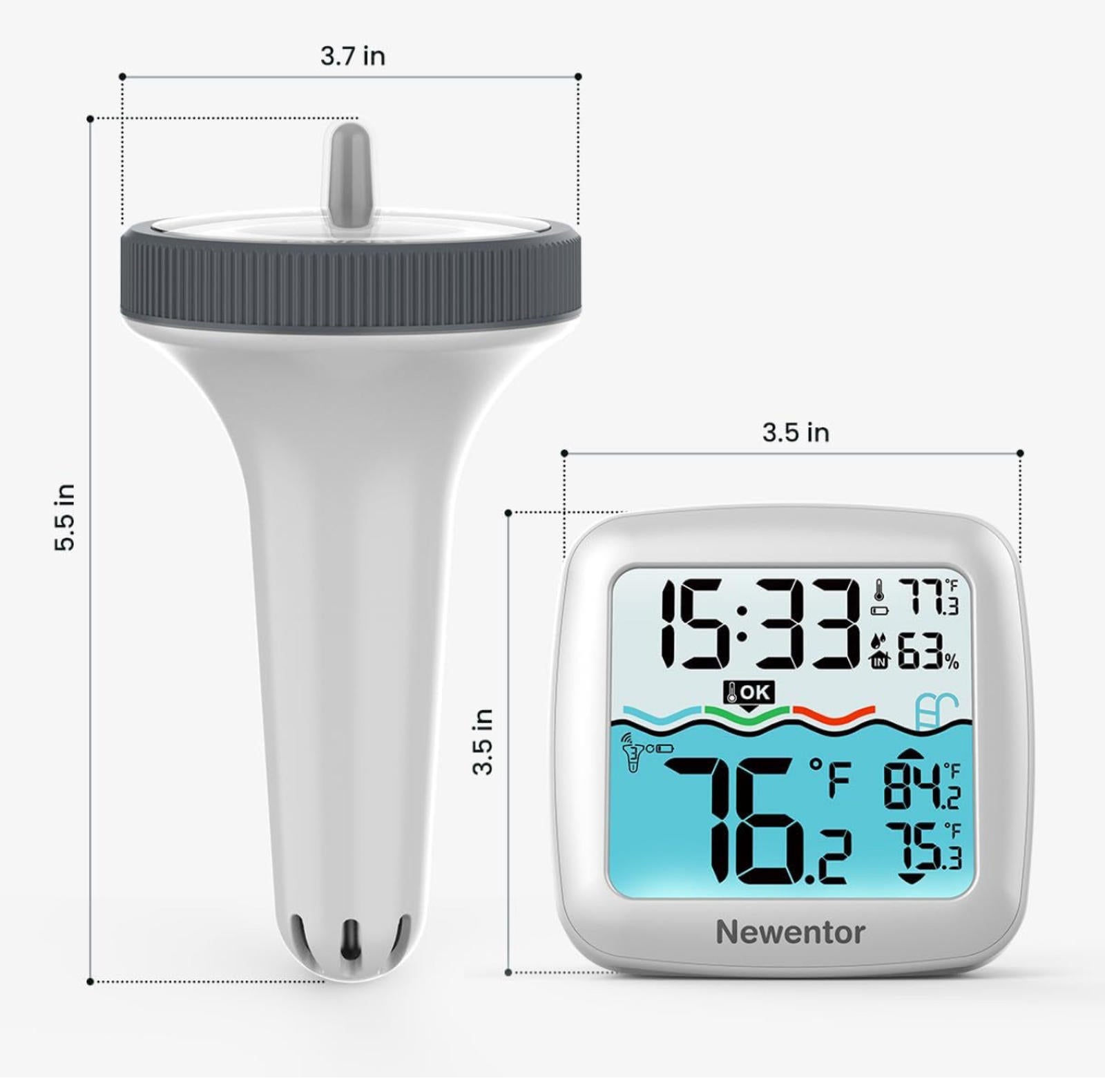 (NEW MSRP $49.99) Wireless Floating Pool Thermometer