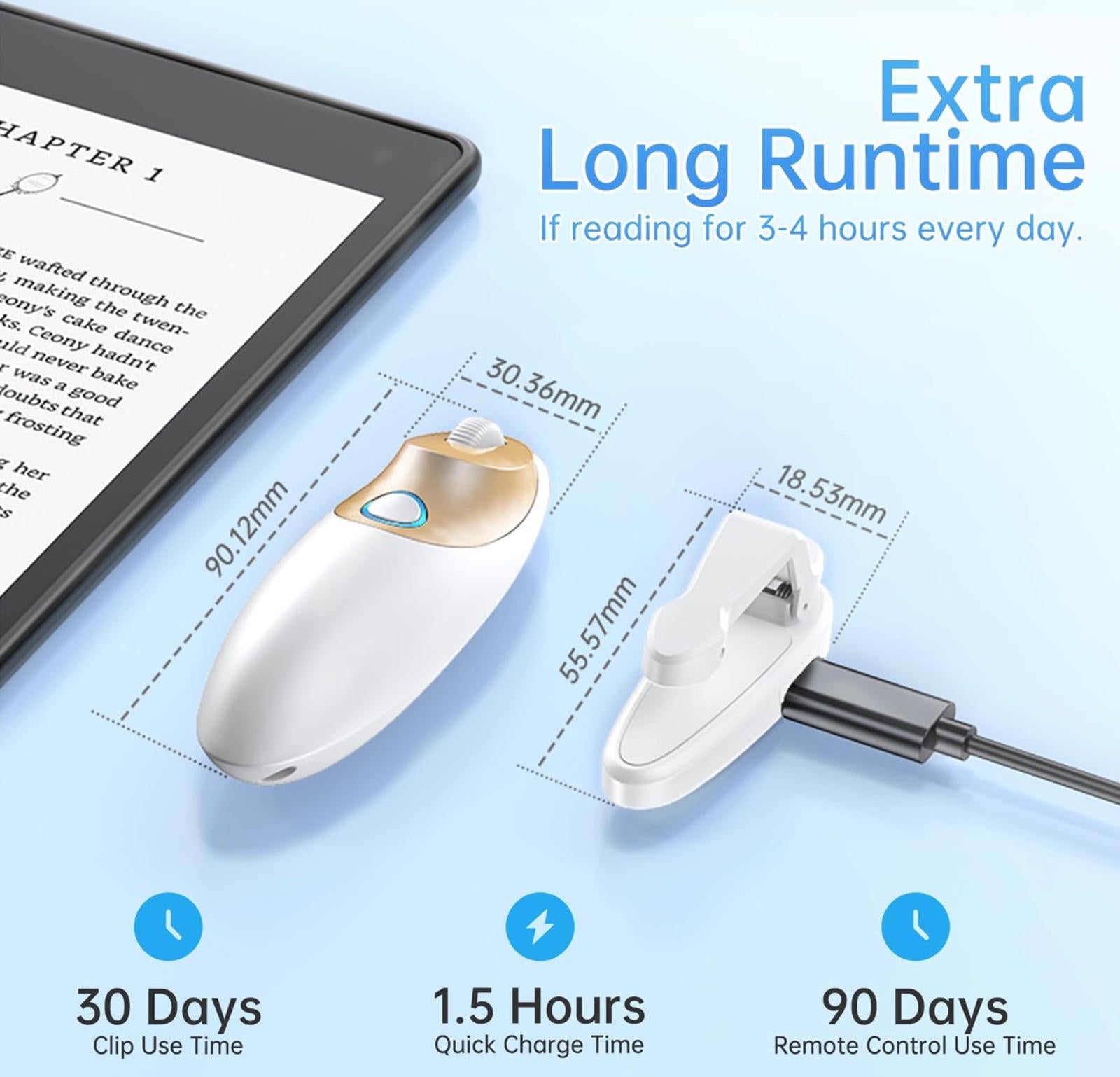 (MSRP $19.99) Kindle Page Turner Remote – Scroll Wheel, Streaming, Hands-Free