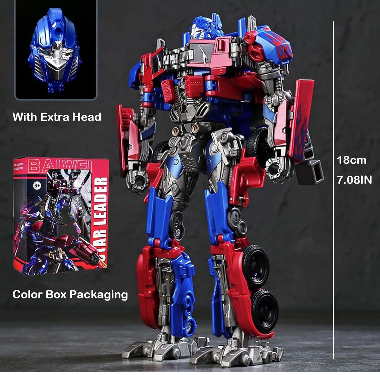 (MSRP $31.99) Truck Robot Transformer Deformation Series Toy(like Optimus Prime)