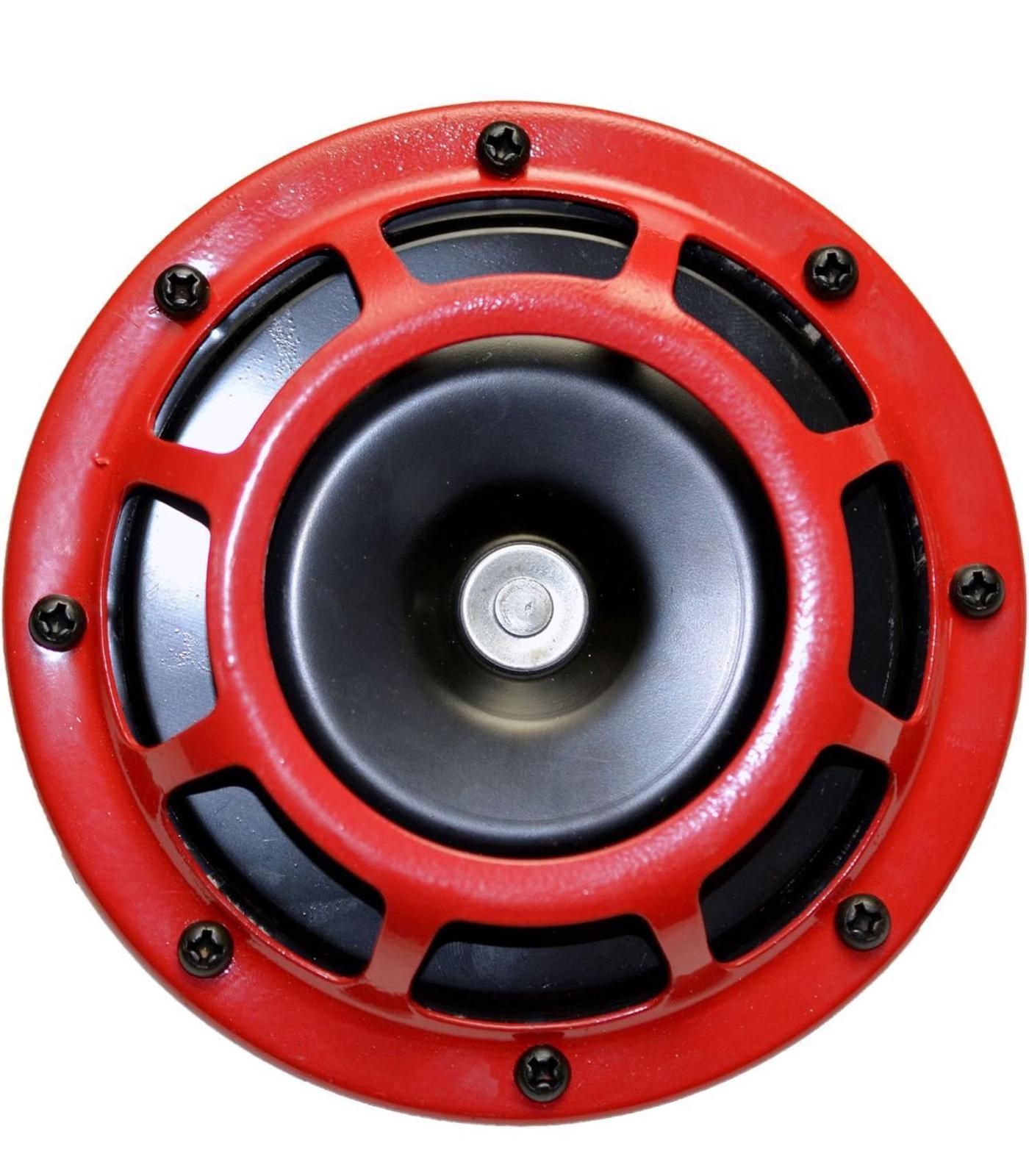 (MSRP $29.99) 12V Twin-Tone Red Horn Kit – 300dB Blast at 430Hz + 320Hz 🔊🔴🚗