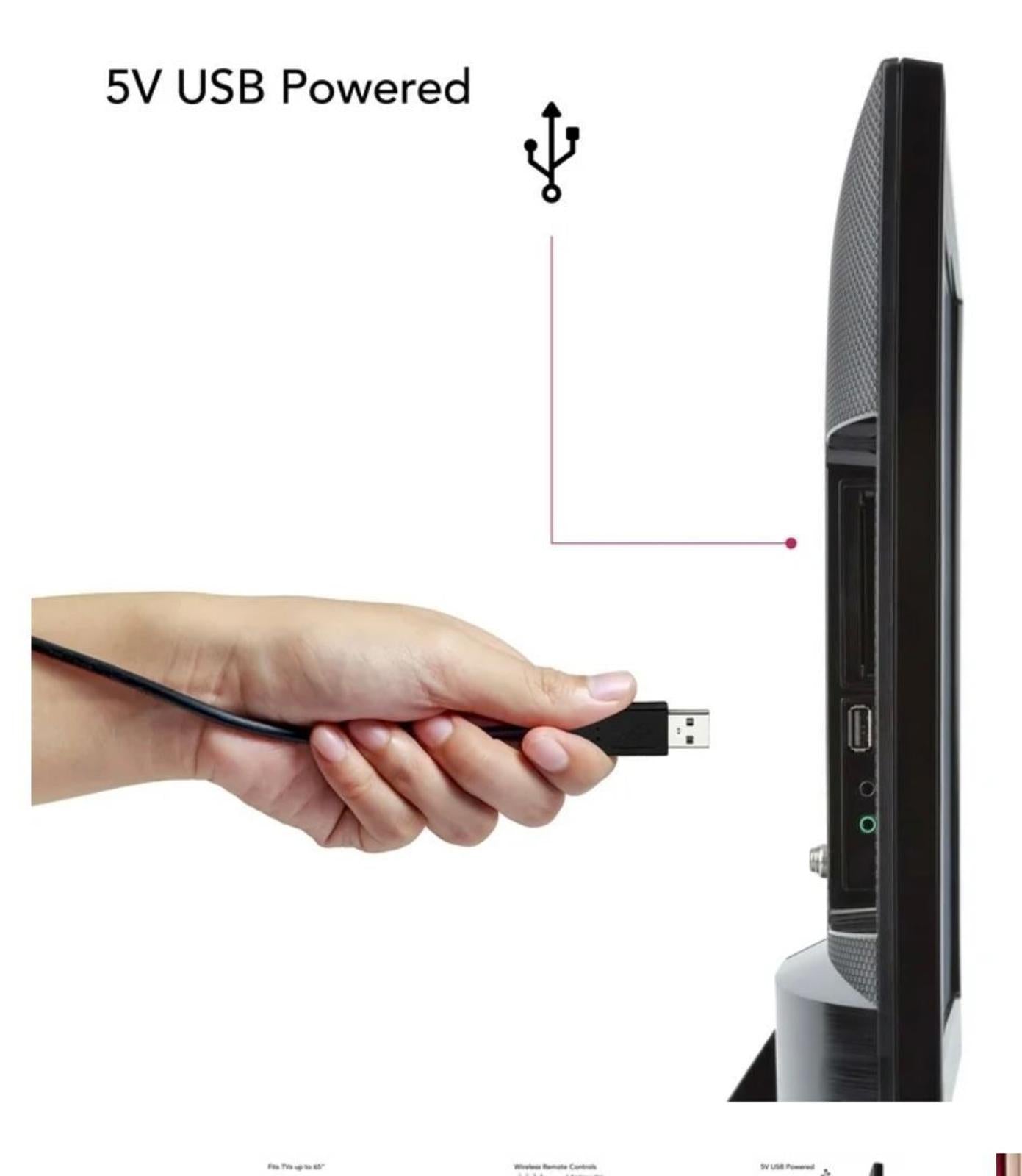 (NEW) Eubie Colorstrip LED Lights, 10 ft USB-Powered and Remote