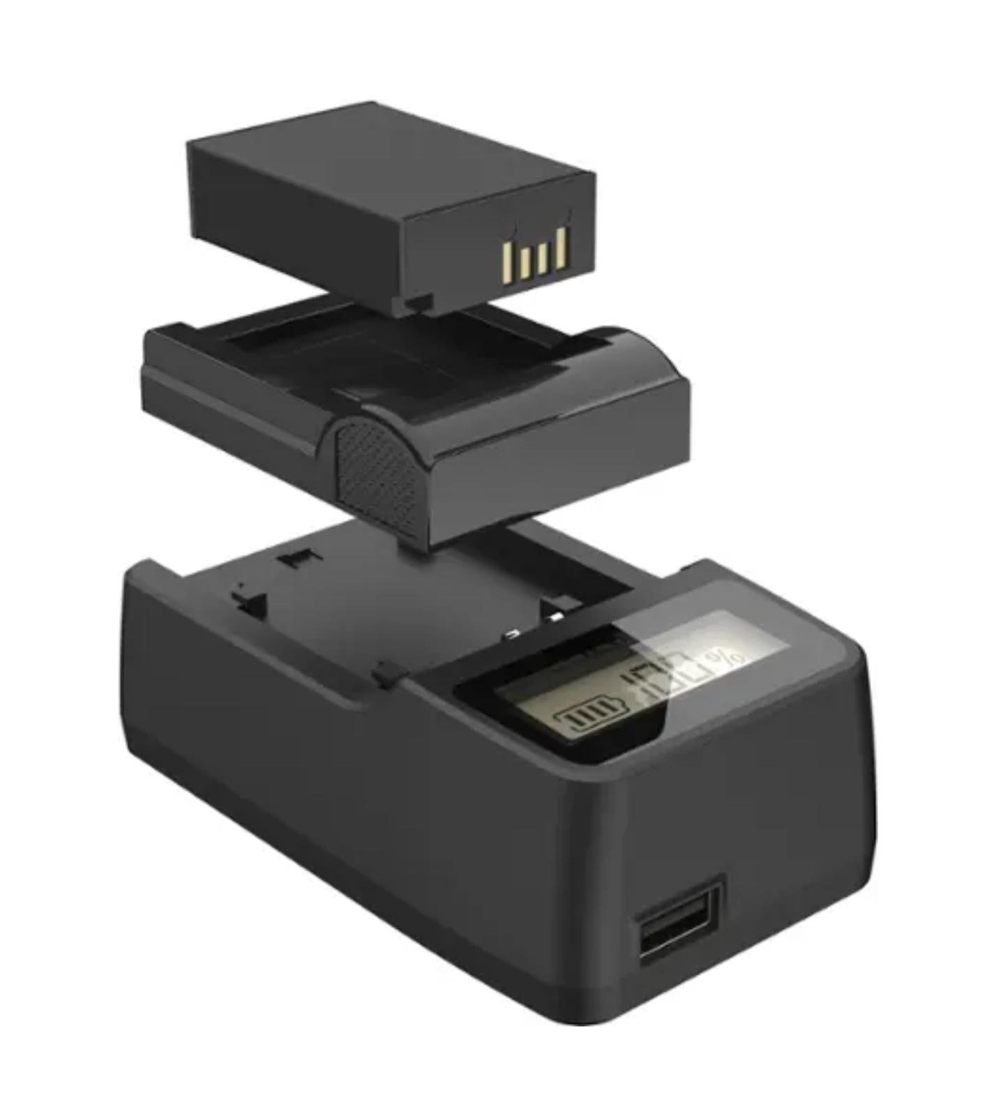 (MSRP $54.99) Digipower Travel Charger for Canon DSLR & Mirrorless Batteries