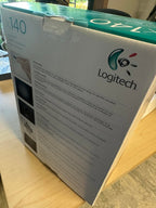 (MSRP $44.99) Logitech X-140 2.0 Stereo Speakers – Clear Audio, Compact Design
