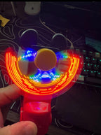 (NEW $33.99) Disney store Mickey Mouse handheld portable light-up message fan