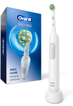 (NEW, MSRP $41.99) Oral-B Pro 1000 Electric Toothbrush – Rechargeable, White