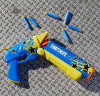 (MSRP $29.99) Nerf Fortnite Half Tone Hero Blaster – Break-Open Barrel
