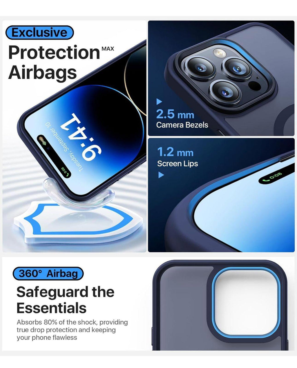 iPhone 16 Pro Max Halolok BLUE Phone Case